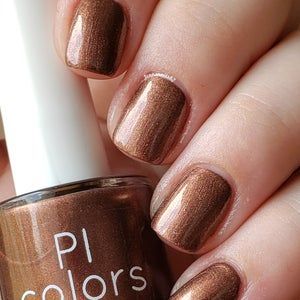 Chocolate Bacon 098 Chocolate Brown Nail Polish With Gold Shimmer In 2020 Nail Polish Nails