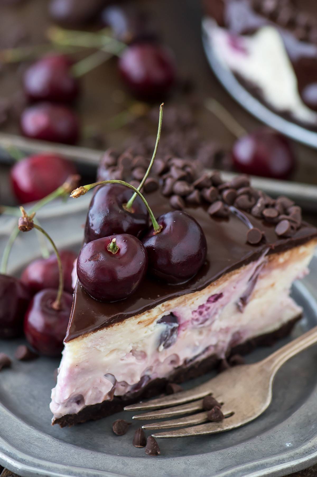 Chocolate Cherry Cheesecake The First Year