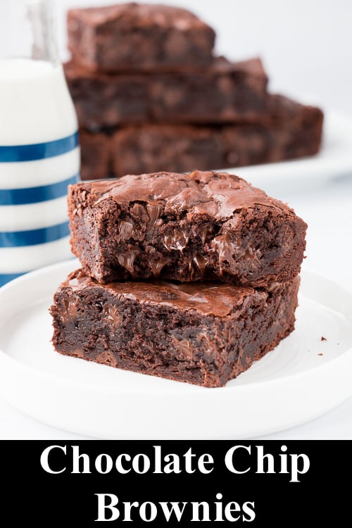 Chocolate Chip Brownies Little Sweet Baker