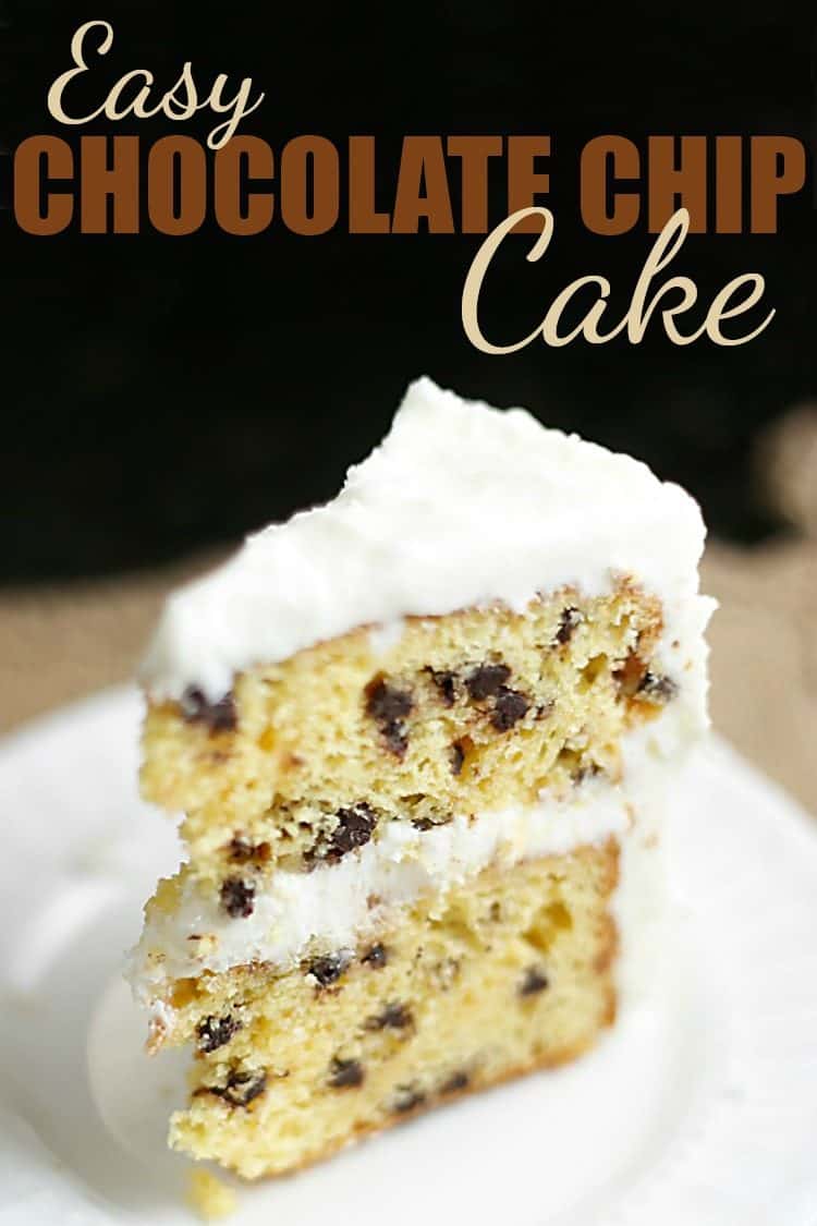 Chocolate Chip Cake Recipe Chocolate Cake Recipe Easy Chocolate Chip Cake Choco Chips Cake