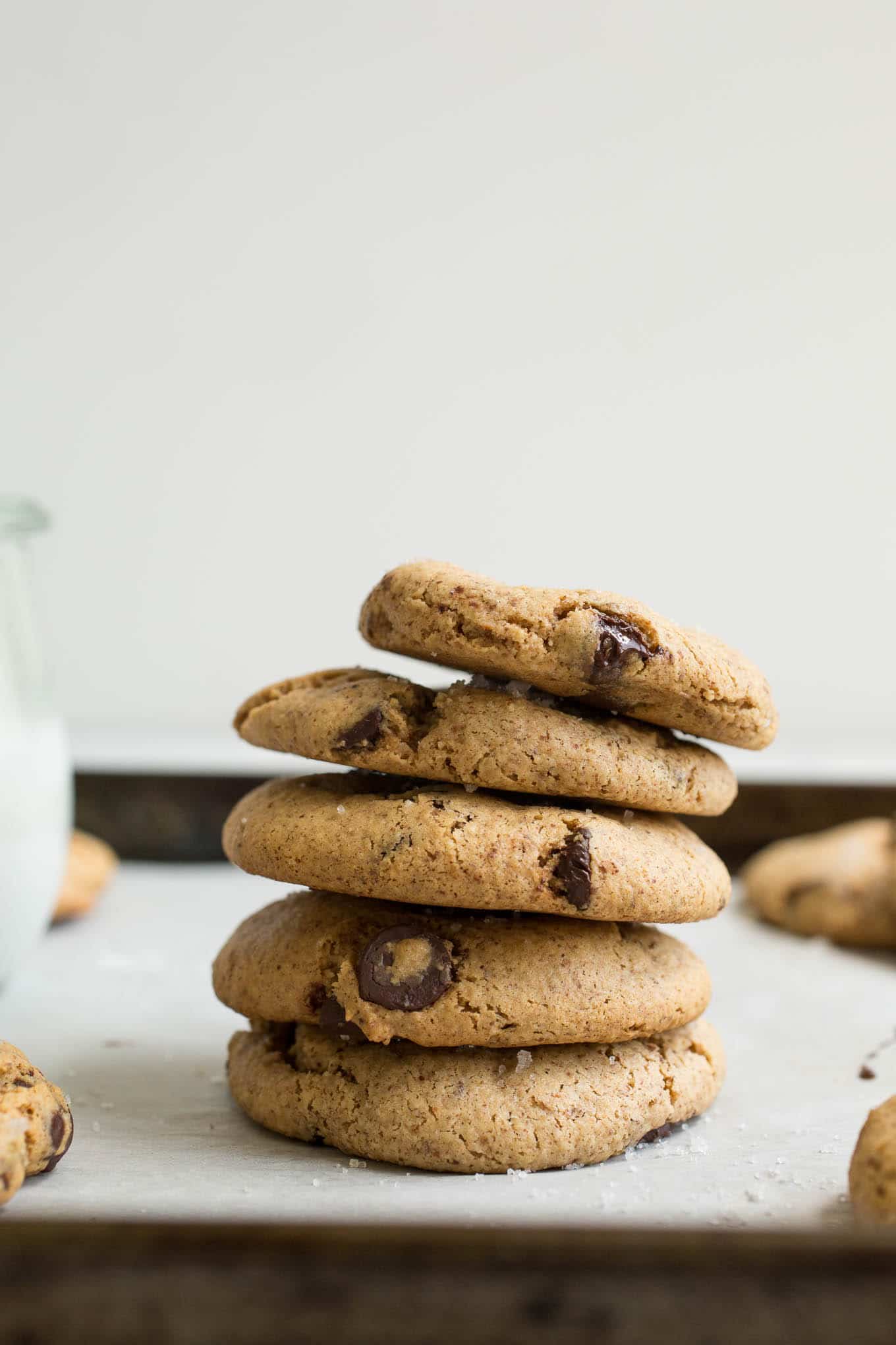 Chocolate Chip Cookies With Almond Butter Salted Plains