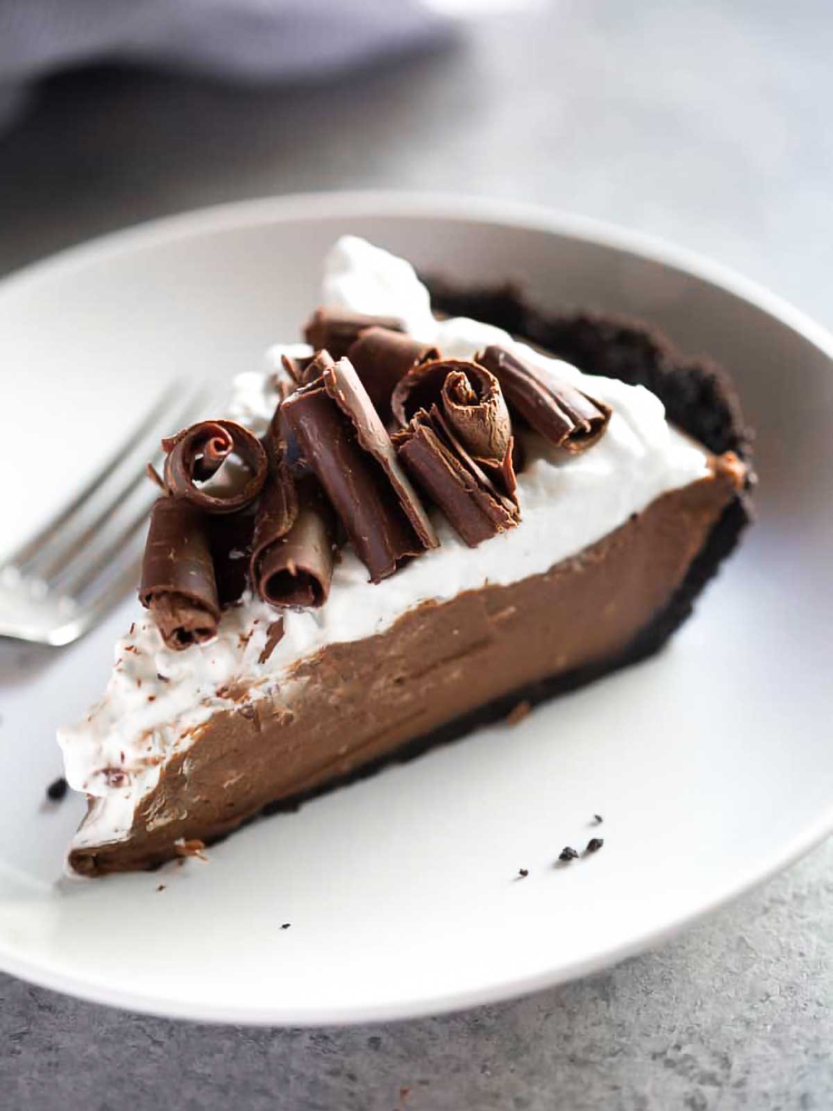 Chocolate Cream Pie With Oreo Crust Leite S Culinaria