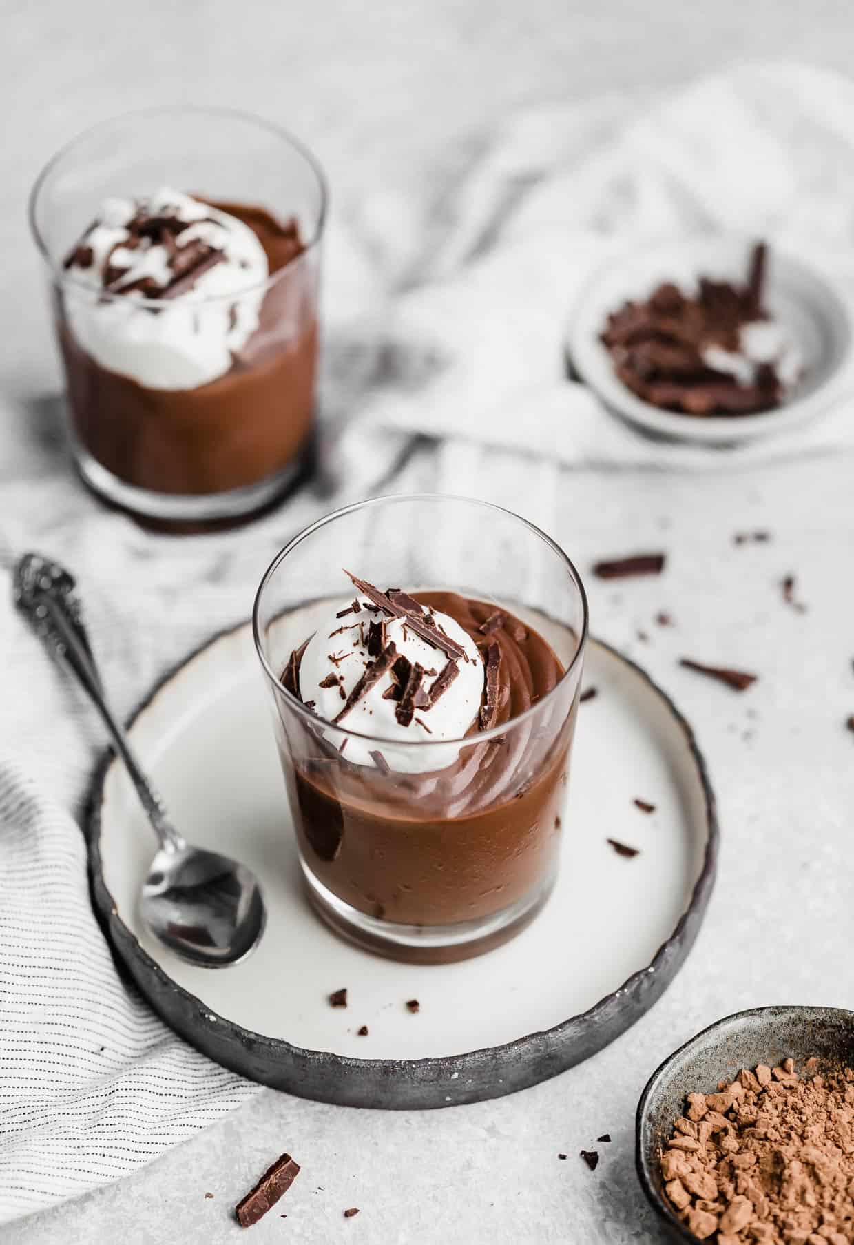 Chocolate Pudding With Cocoa Powder Salt Baker