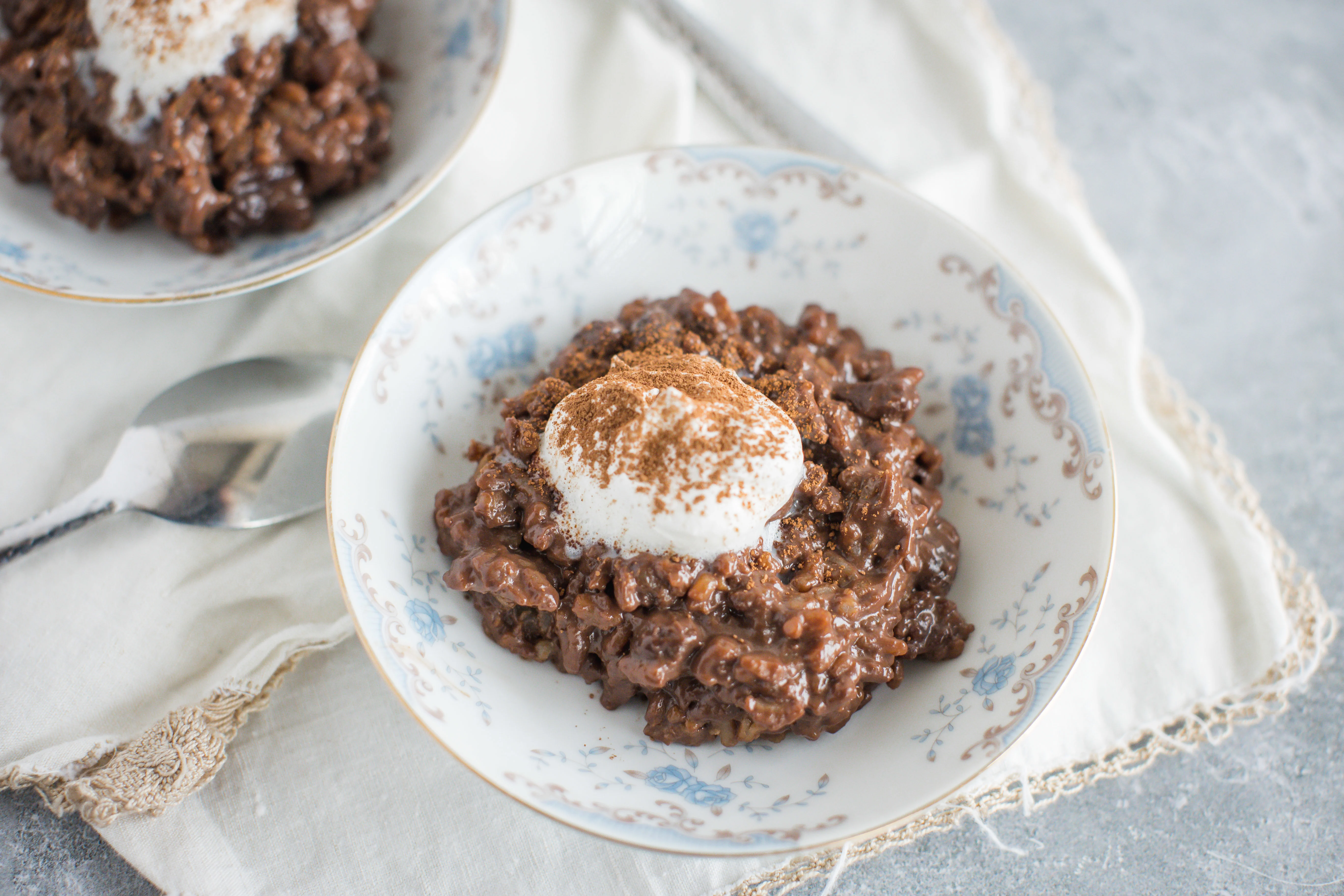 Chocolate Rice Pudding