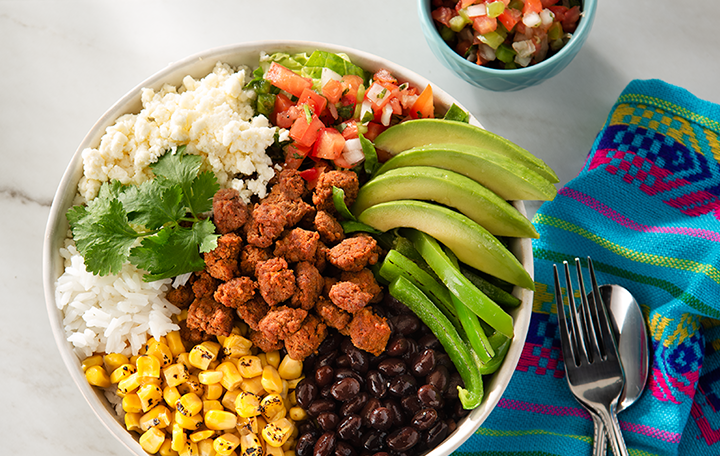 Chorizo And Wild Rice Bowl Love From The Land Recipe Cooking Wild Rice Stuffed Peppers