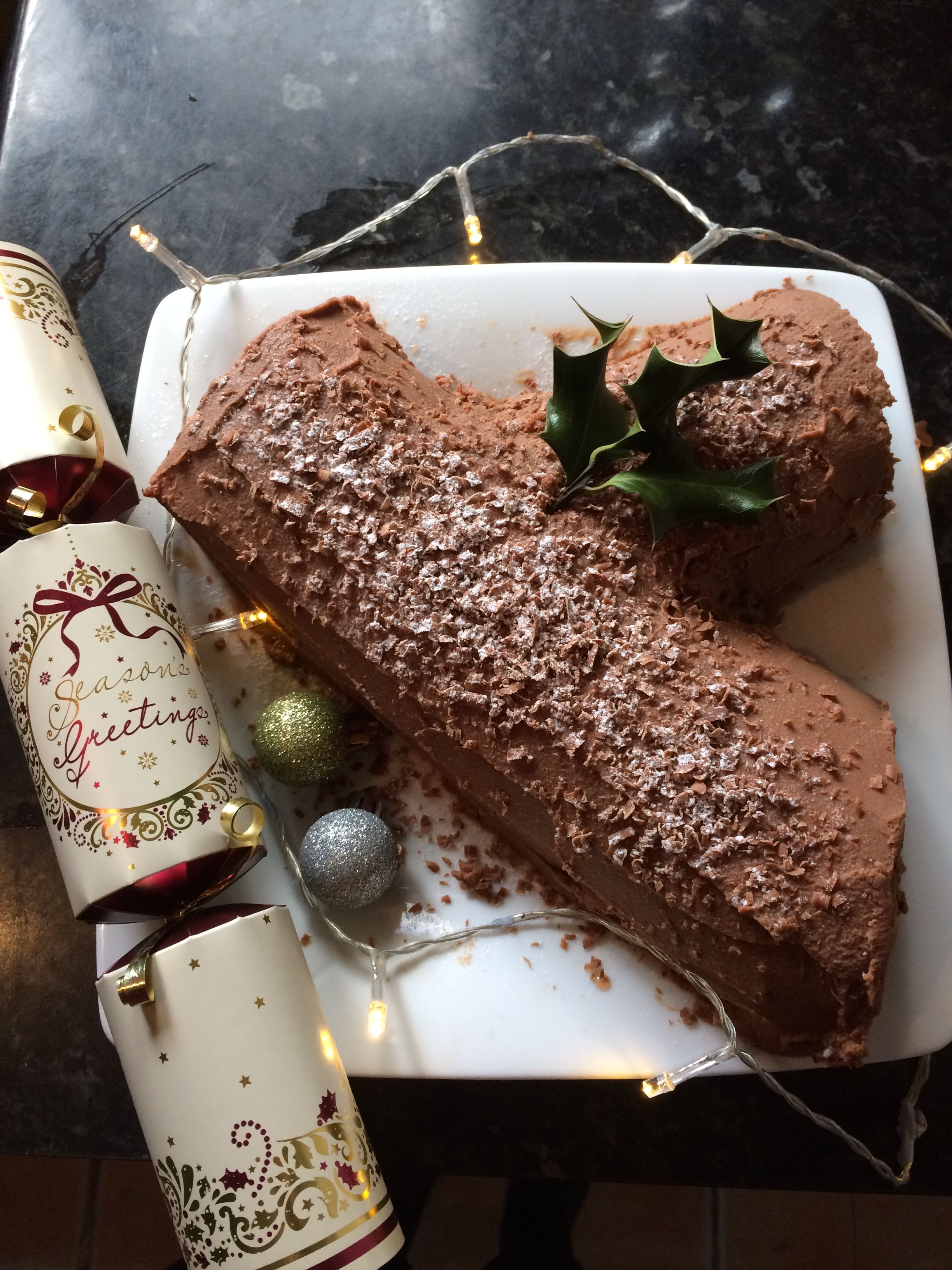 Christmas Yule Log So Easy To Make And Tastes Delicious Christmas