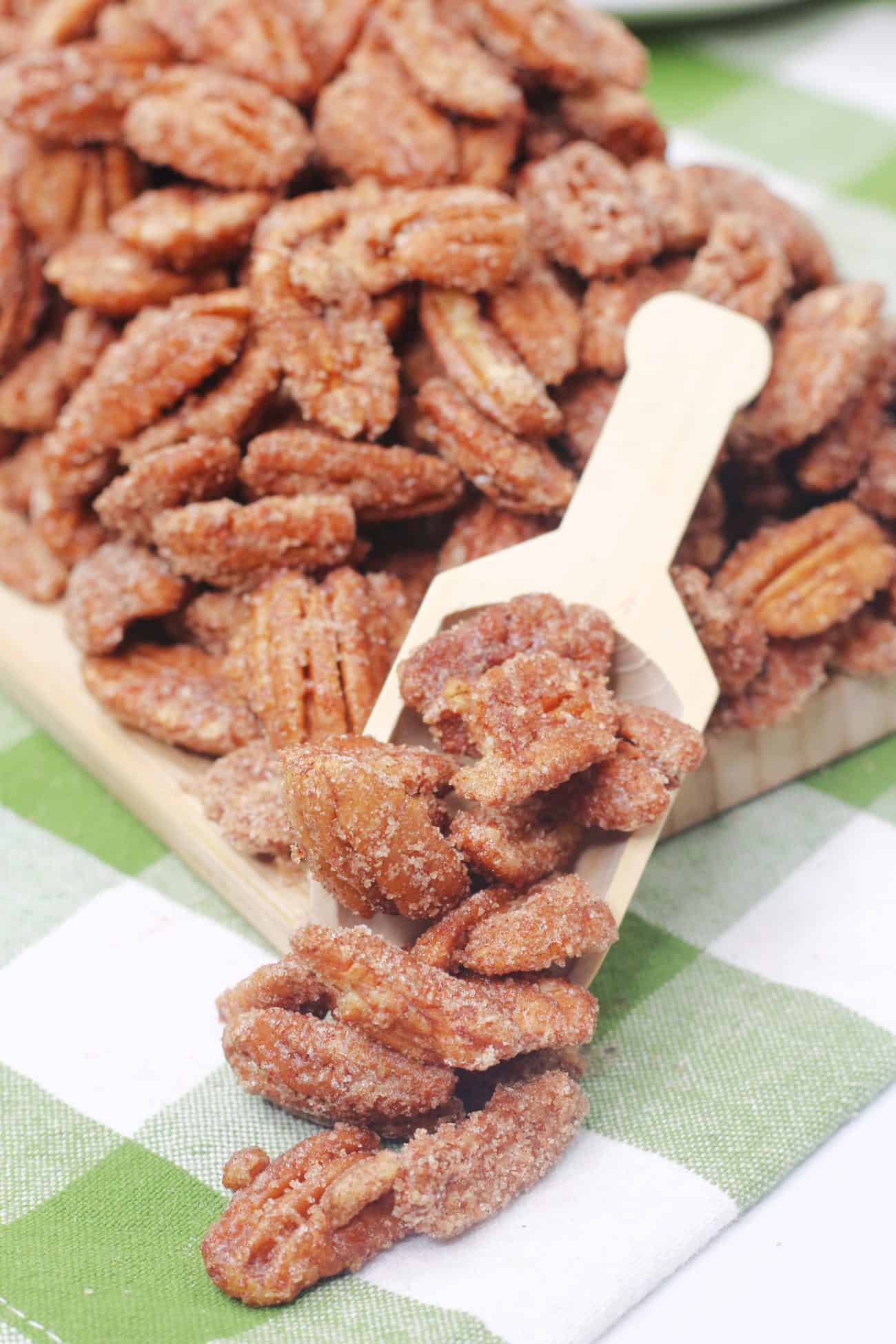 Cinnamon Sugared Pecans Sweet Snacks Food Yummy Food