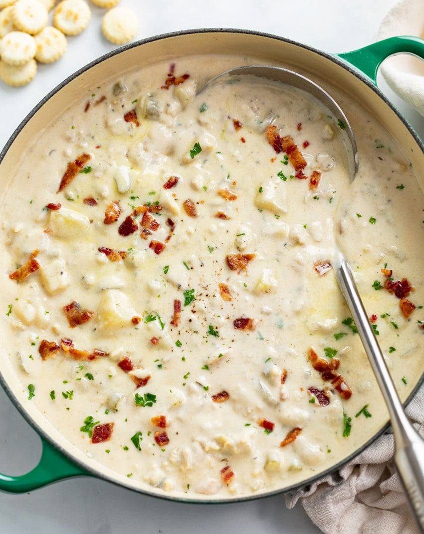 Clam Chowder Recipe Video Natashaskitchen Com