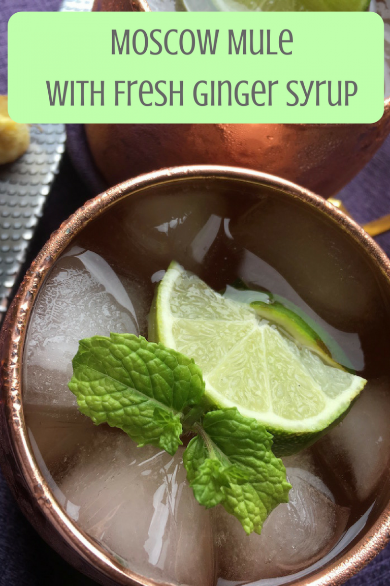 Classic Moscow Mule With Fresh Ginger Simple Syrup Recipe Simple