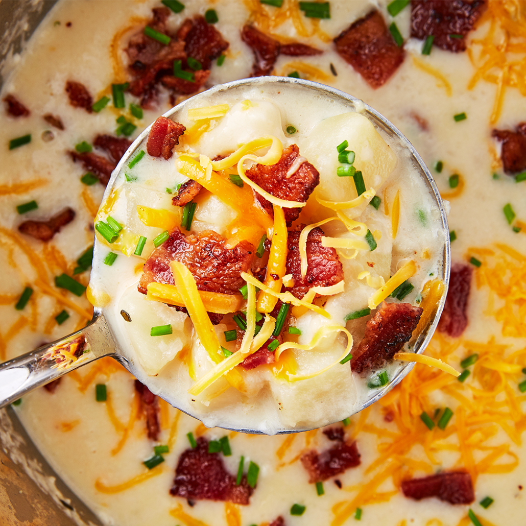 Classic Potato Soup In The Instant Pot Instant Pot Soup Recipes Hearty Comfort Food Potato Soup