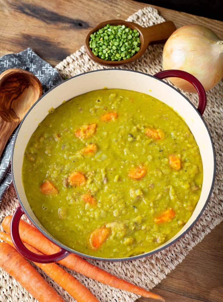 Classic Split Pea Soup Downshiftology