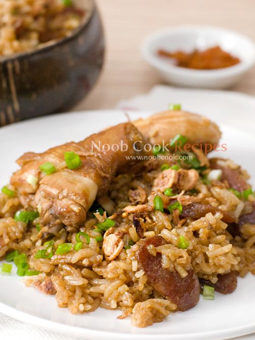 Claypot Chicken Rice Rice Cooker Recipe