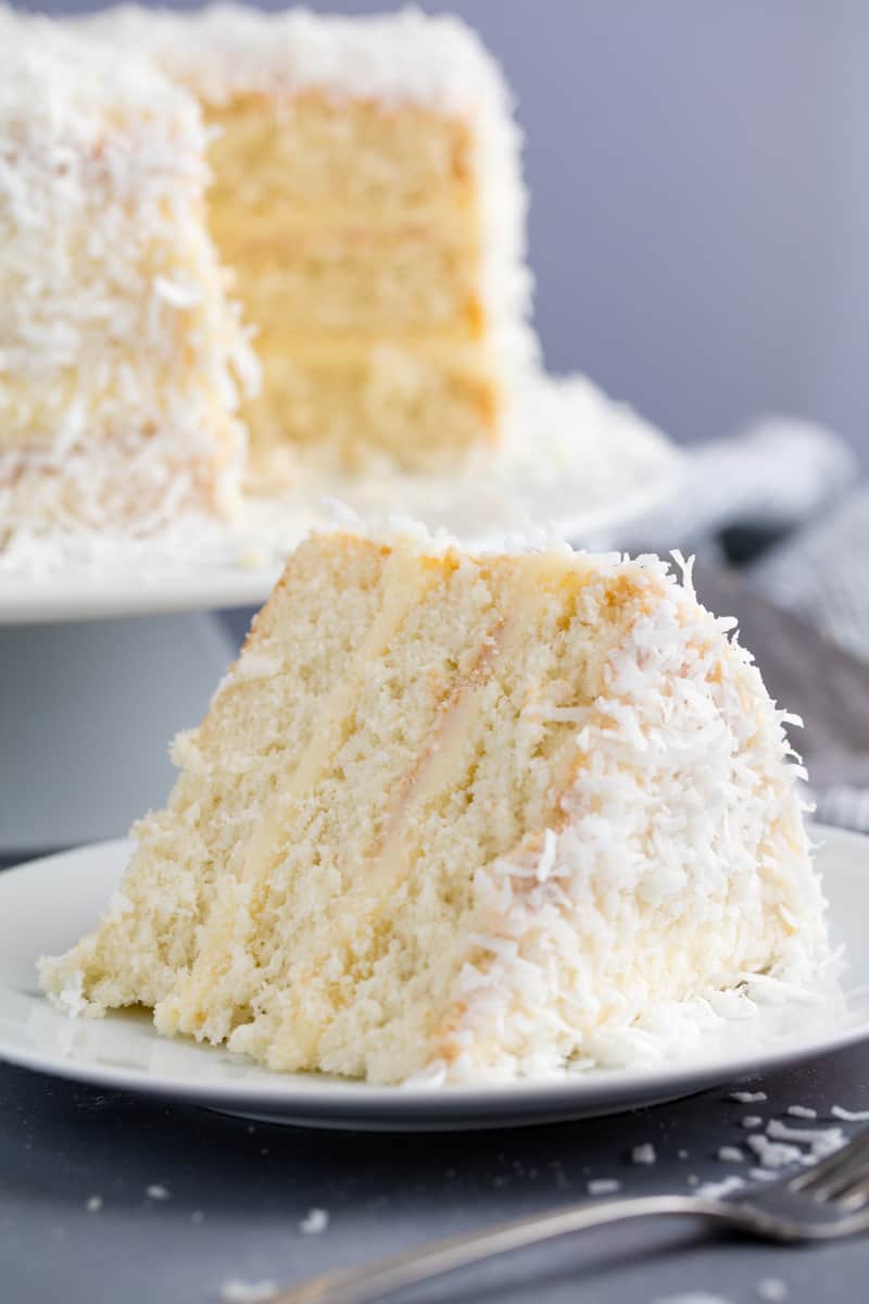 Coconut Cake This Cake Is Moist And Delicious And Uses Fresh Coconut Easter Desserts Cake