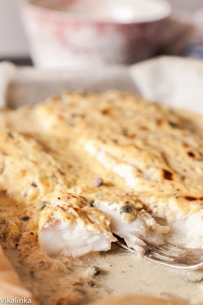 Cod Roasted In Mustard Sauce This Recipe By Ina Garten Produces The Most Flavourful Fish Cod