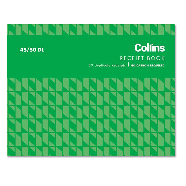 Collins Cash Receipt A5 50 3Dl No Carbon Required 150 Duplicate Receip School Depot Nz