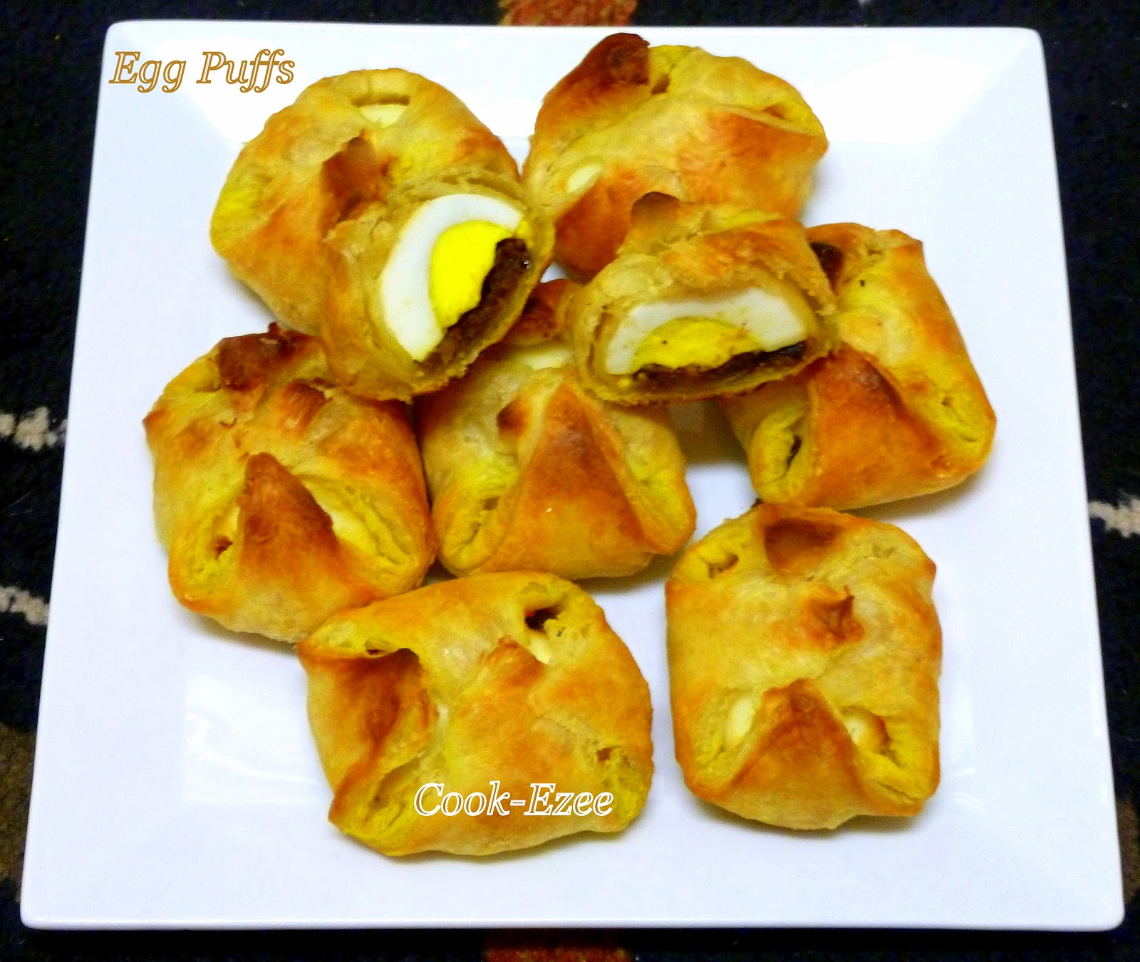 Cook Ezee Kerala Style Egg Puffs With Puff Pastry