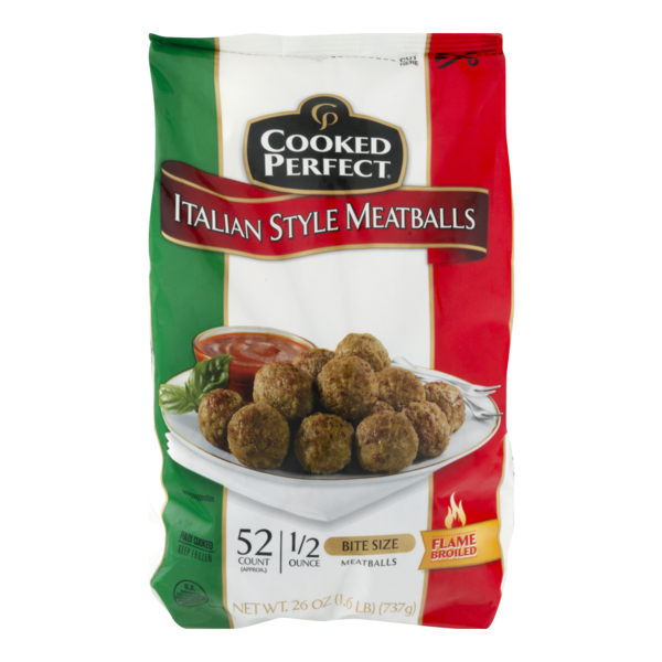 Cooked Perfect Italian Style Meatballs 14 Oz Qfc