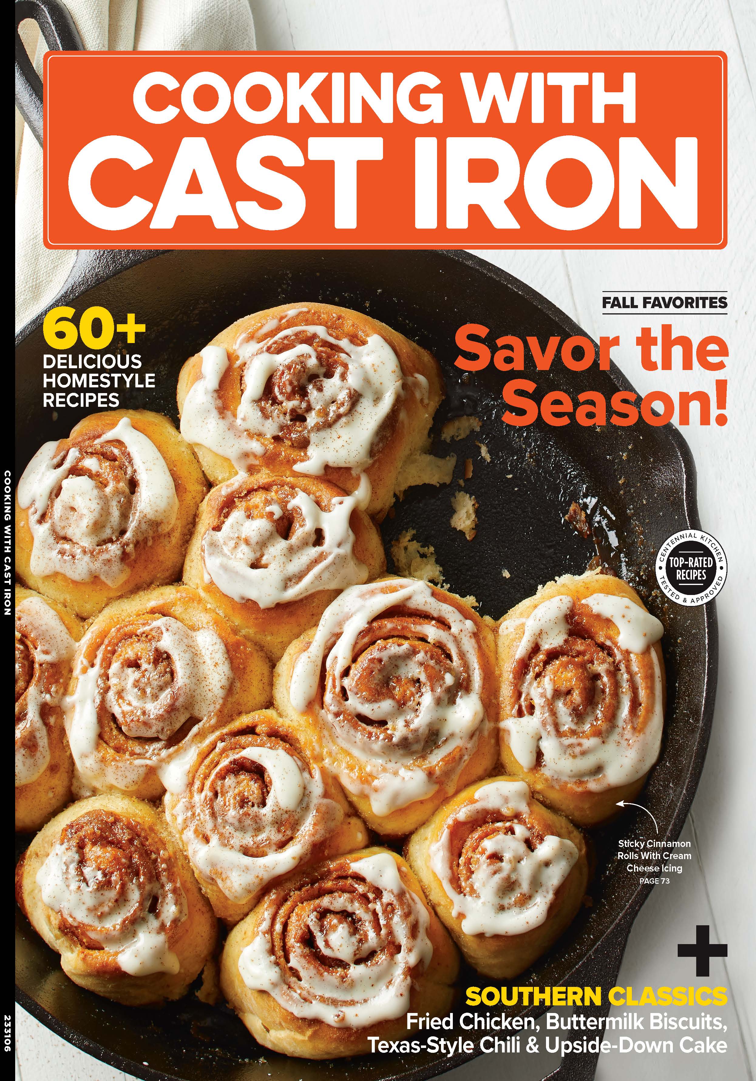 Cooking With Cast Iron Savor The Season 60 Delicious Homestyle Rec Magazine Shop Us