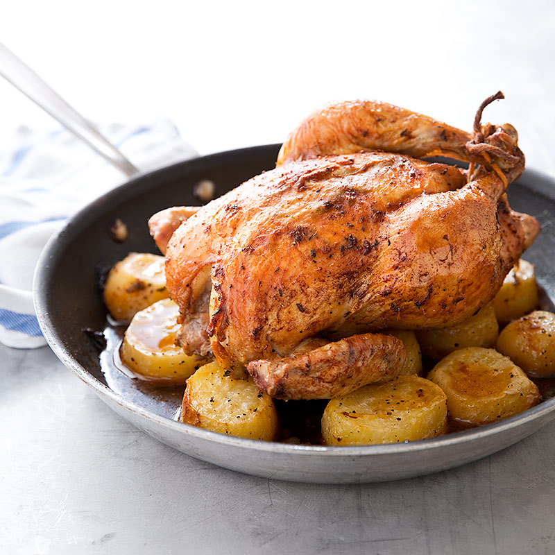 Cooks Country One Pan Roast Chicken And Potatoes Country Poin