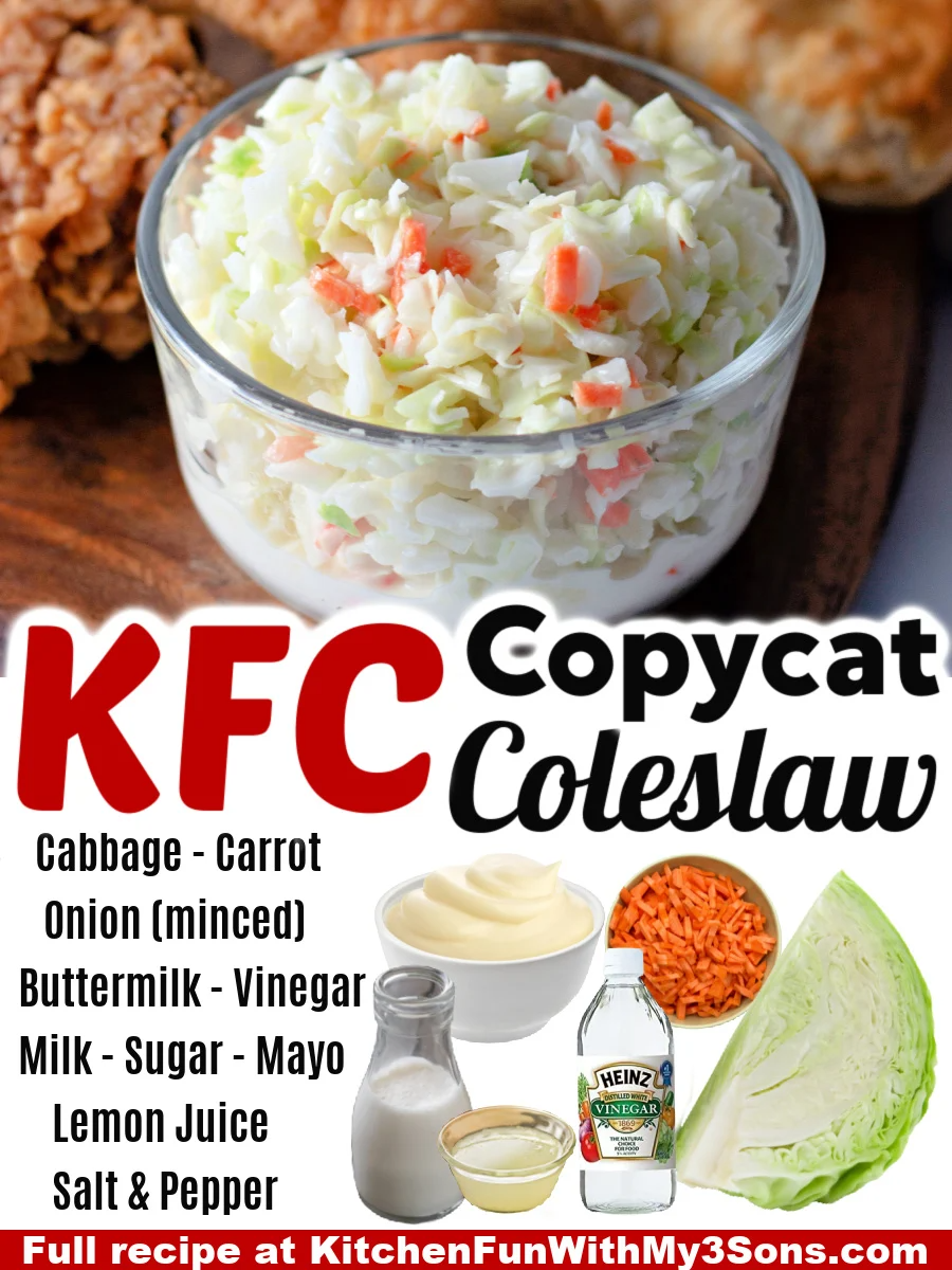 Copycat Kfc Coleslaw Recipe Big Bear S Wife Great For Cookouts