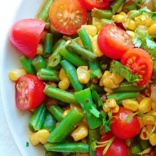 Corn And Green Bean Salad With Lime Easy As Cookies