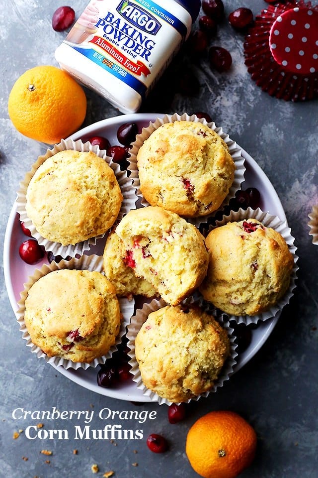 Corn Muffins With Cranberries And Orange