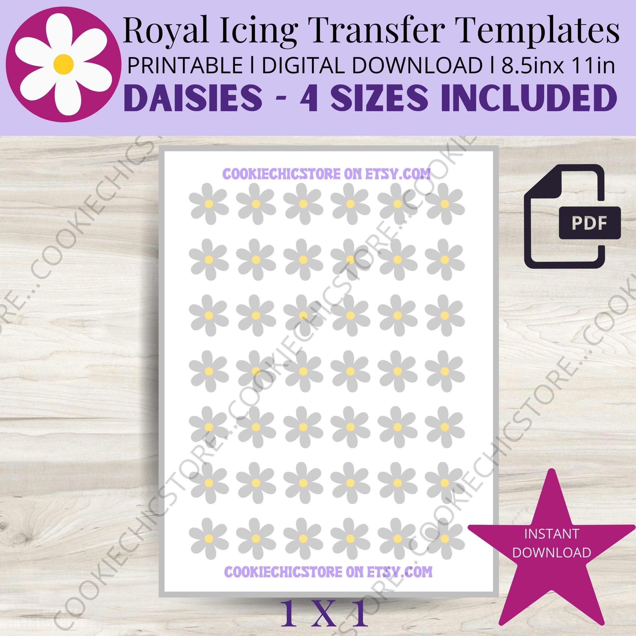 Cowboy Royal Icing Transfer Sheet Rodeo Royal Icing Transfer Template