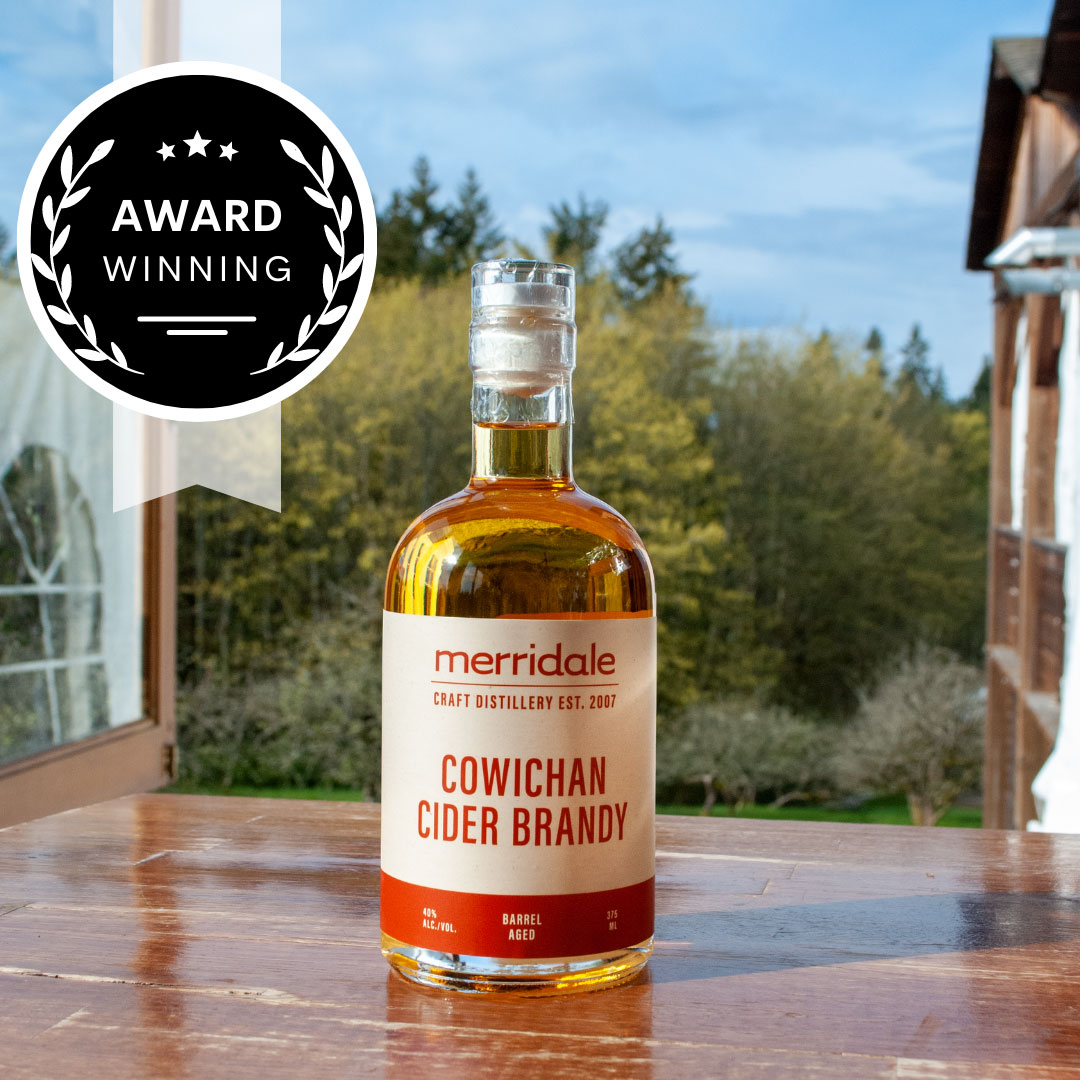 Cowichan Cherry Brandy Craft Spirit Merridale Cidery Distillery