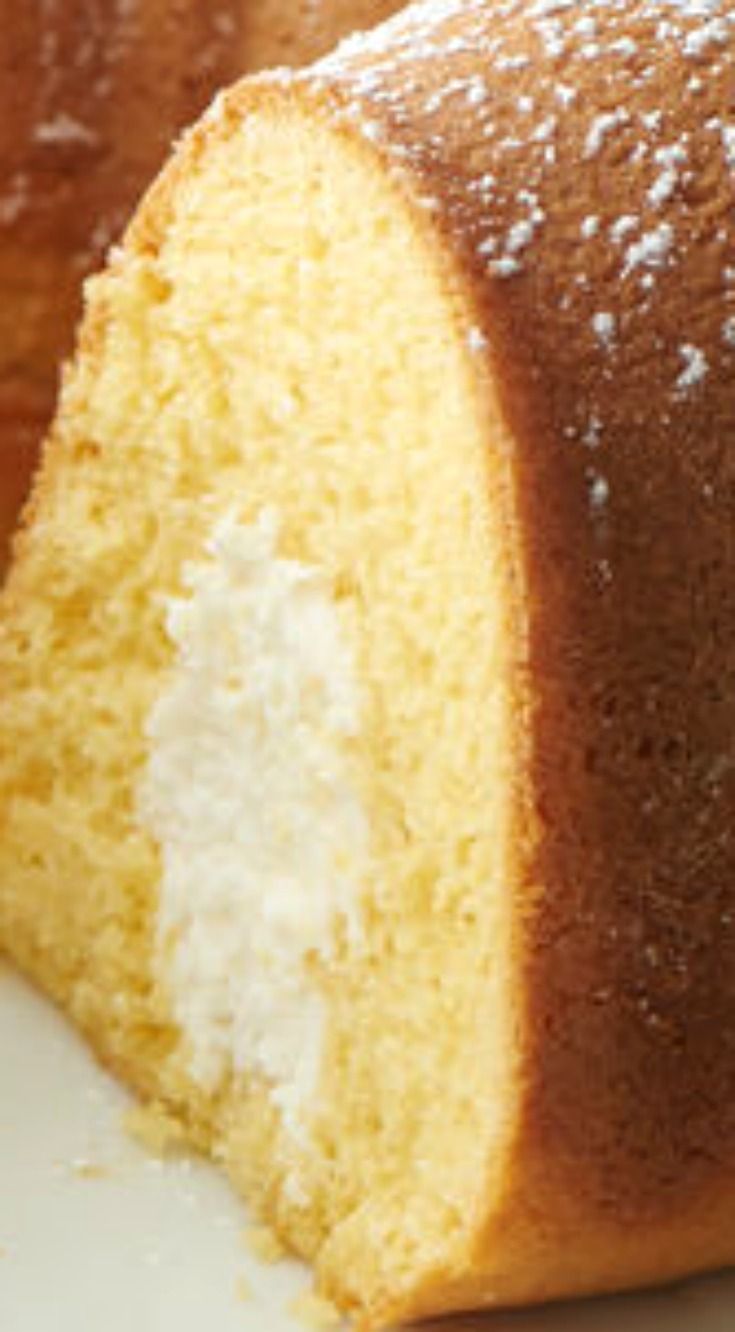 Cr Me Filled Golden Bundt Cake Recipe Bettycrocker Com