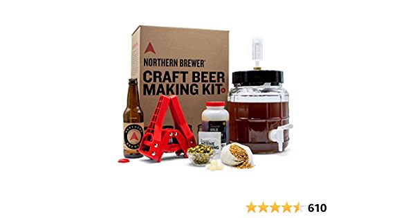 Craft Beer Making Kit With Siphonless Fermenter 1 Gallon Beer