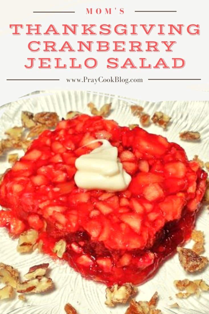 Cranberry Jello Salad Thanksgiving Side Dish Num S The Word