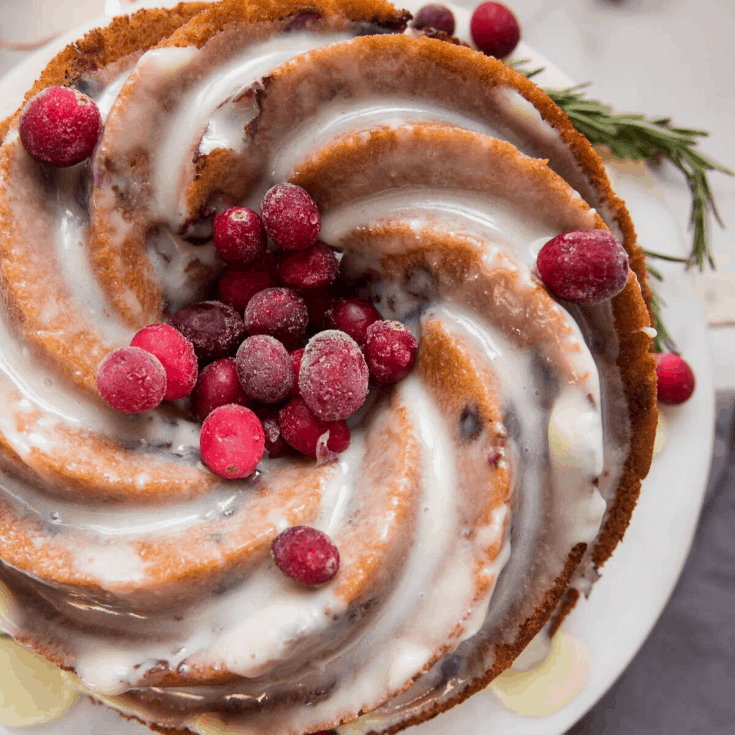 Cranberry Rosemary Bundt Cake Hunger Thirst Play