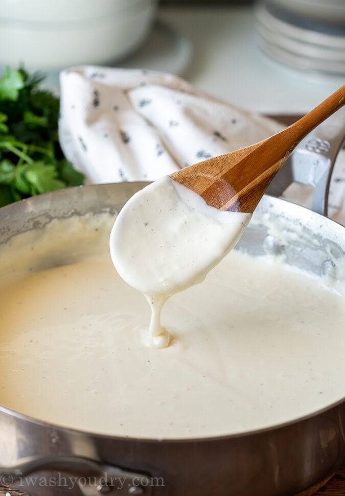 Creamy Alfredo Sauce Recipe I Wash You Dry