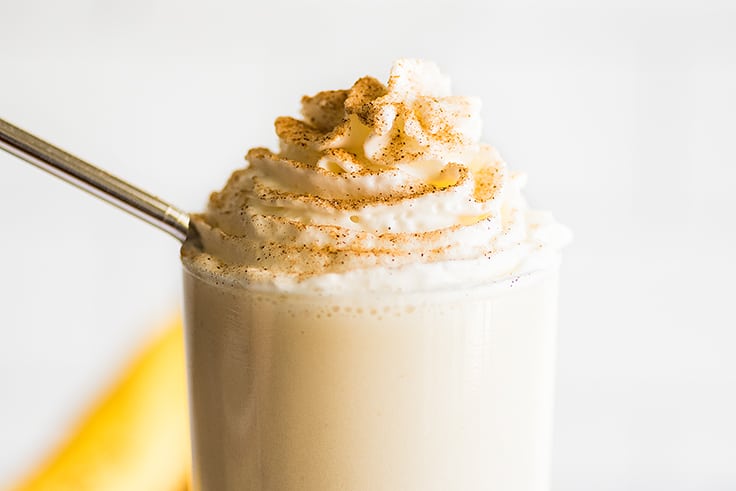 Creamy And Thick Banana Milkshake Baking Mischief Banana Milkshake