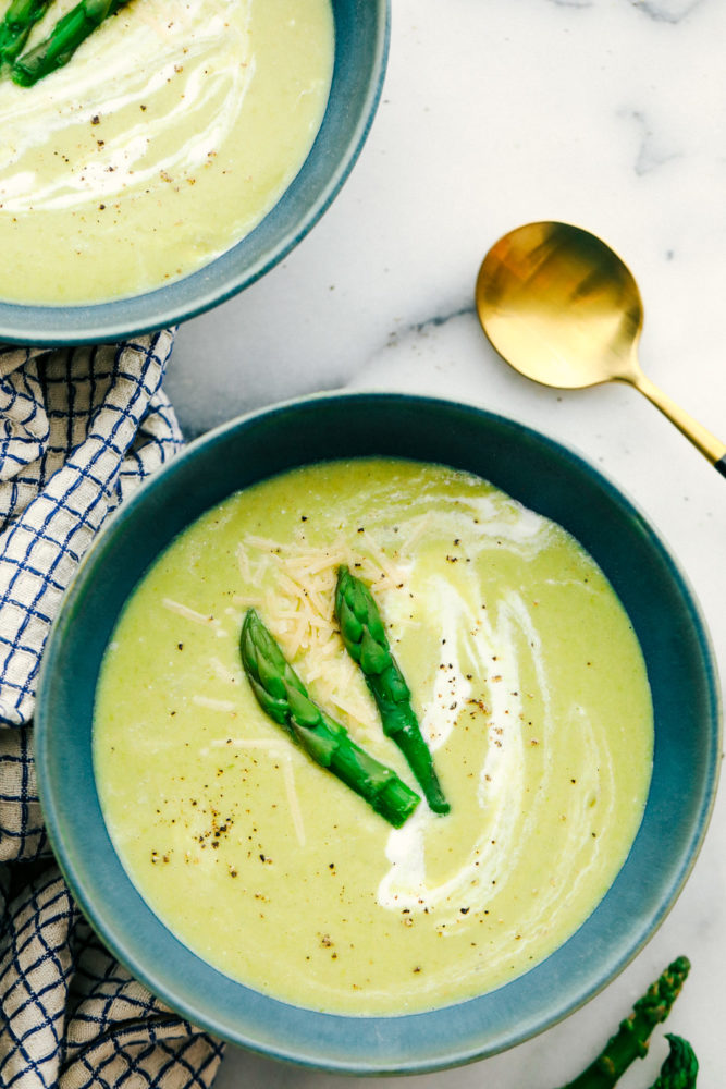 Creamy Asparagus Soup Recipe Foody Buds