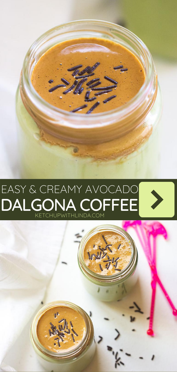 Creamy Avocado Dalgona Coffee Is Absolutely Irresistible