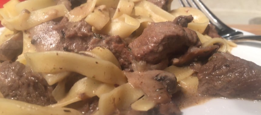 Creamy Beef And Mushroom Stroganoff Cafe Delites