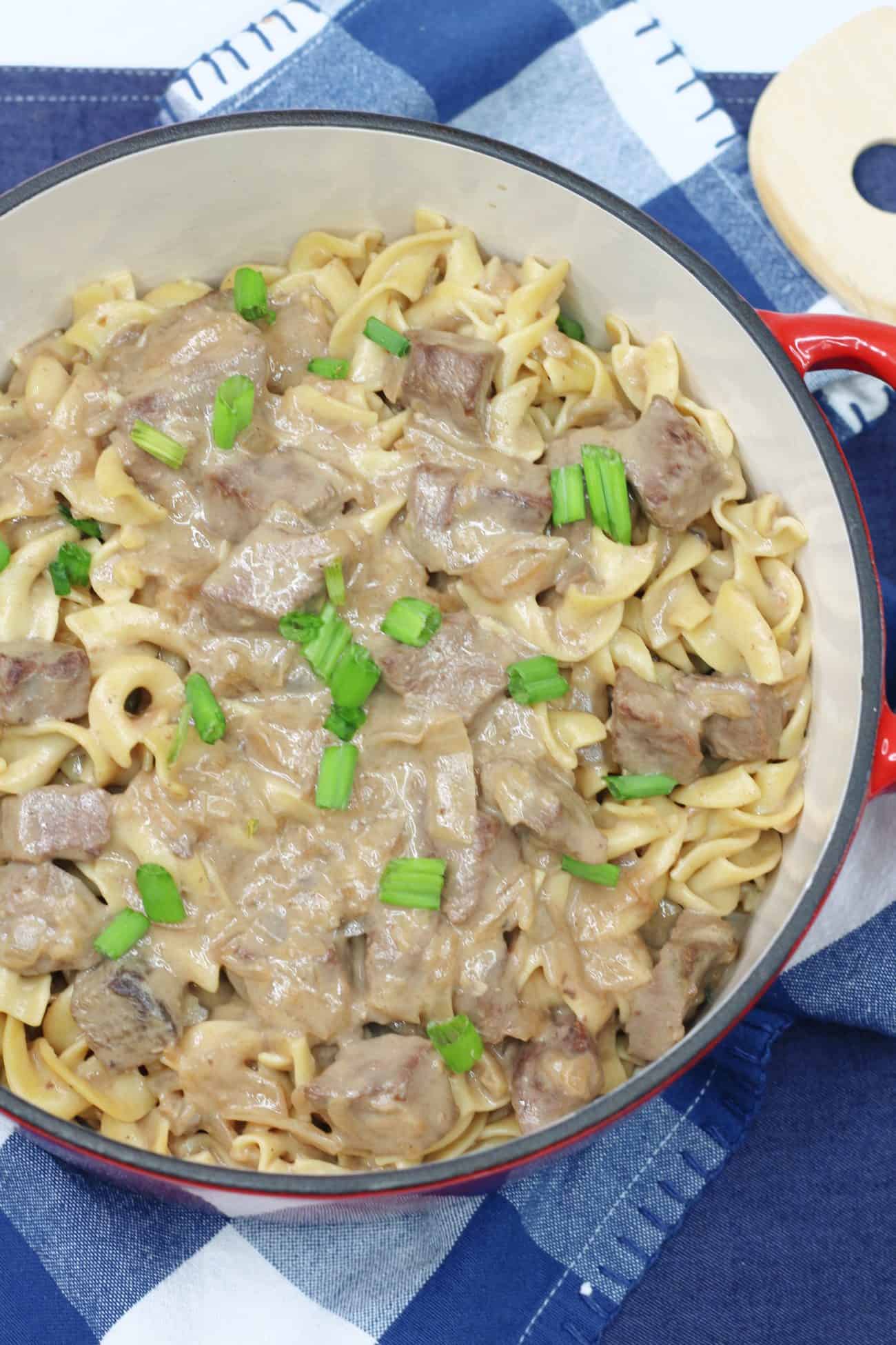 Creamy Beef Tips With Egg Noodles Sweet Pea S Kitchen