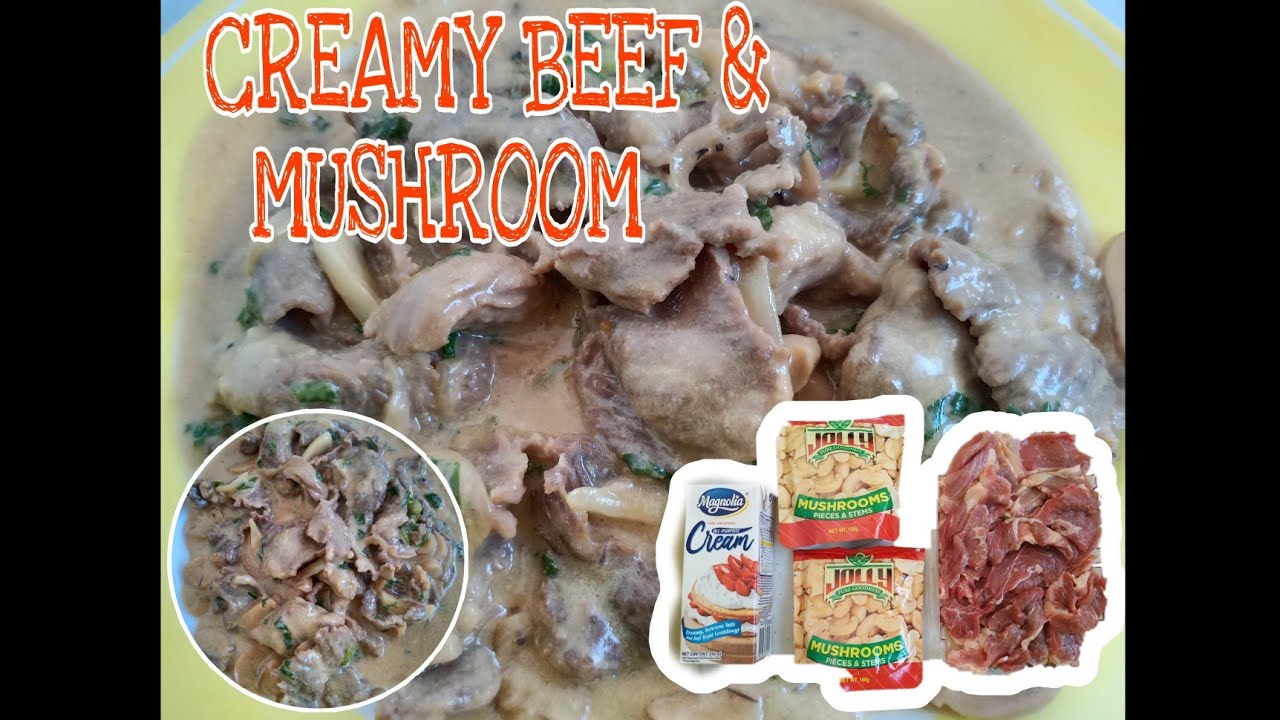 Creamy Beef With Mushroom Original Recipe Youtube