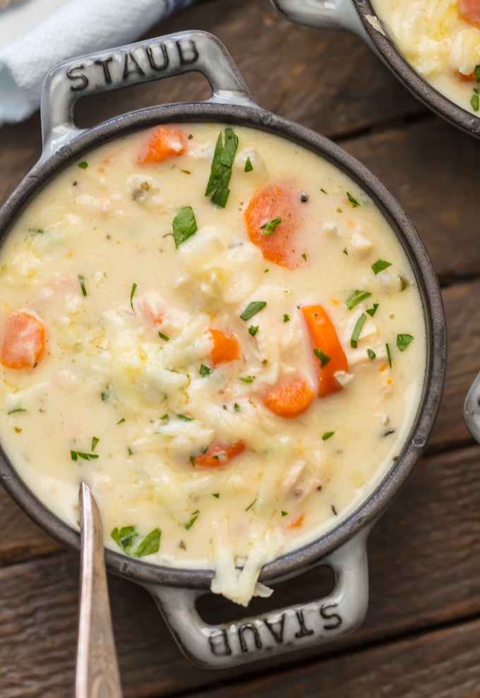 Creamy Chicken Soup Simply Sated