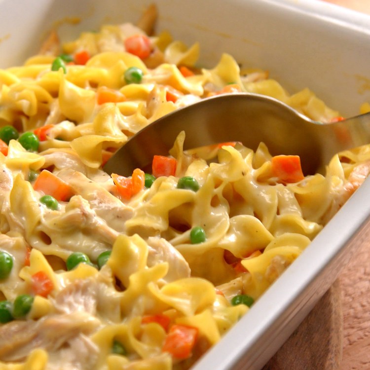 Creamy Egg Noodle Chicken Casserole At Eva Woo Blog