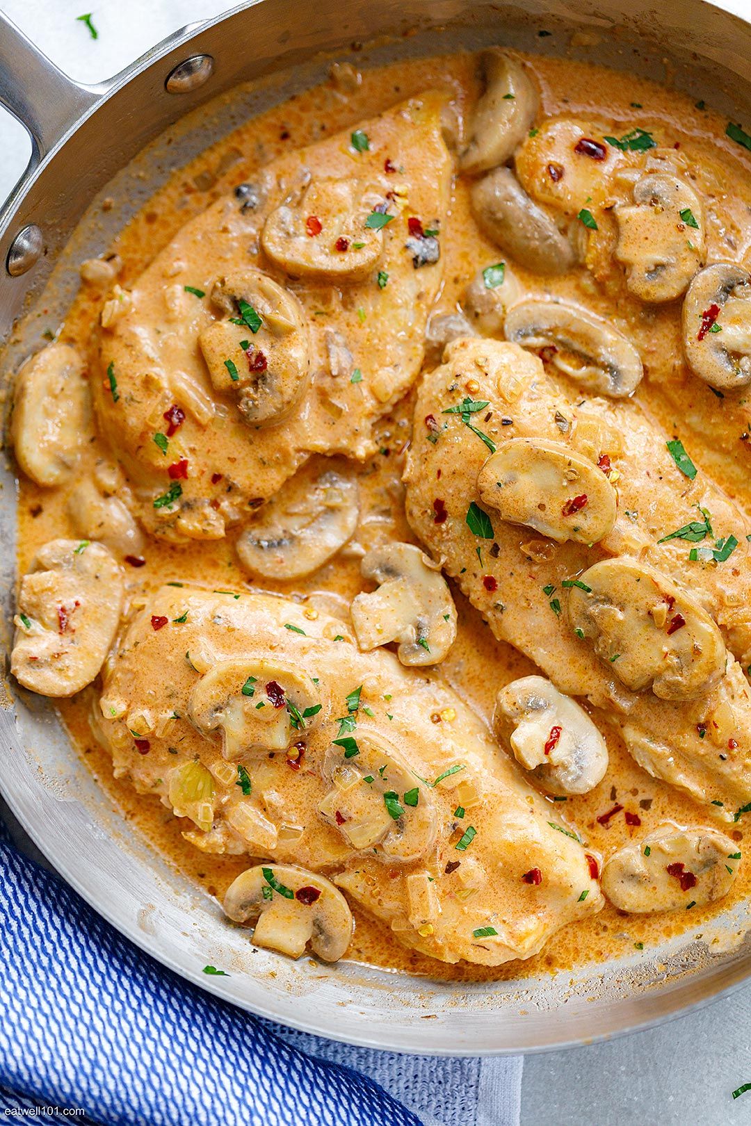 Creamy Garlic Mushroom Chicken The Recipe Critic