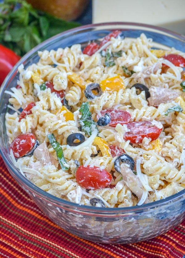 Creamy Italian Chicken Pasta Salad 4 Sons Amp 39 R Amp 39 Us