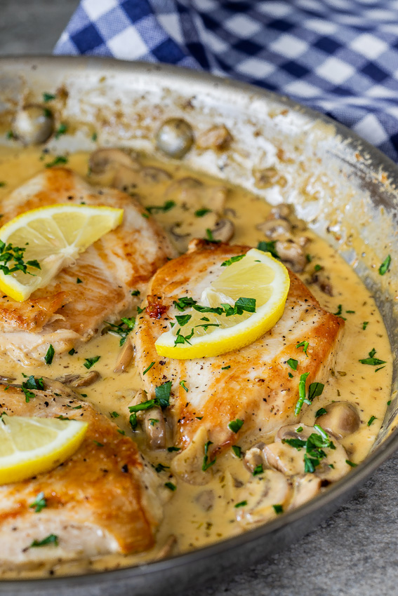 Creamy Mushroom Chicken Is An Easy And Delicious Dinner Recipe