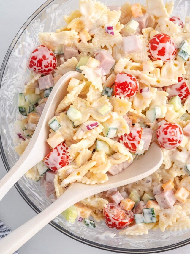 Creamy Pasta Salad Princess Pinky Girl