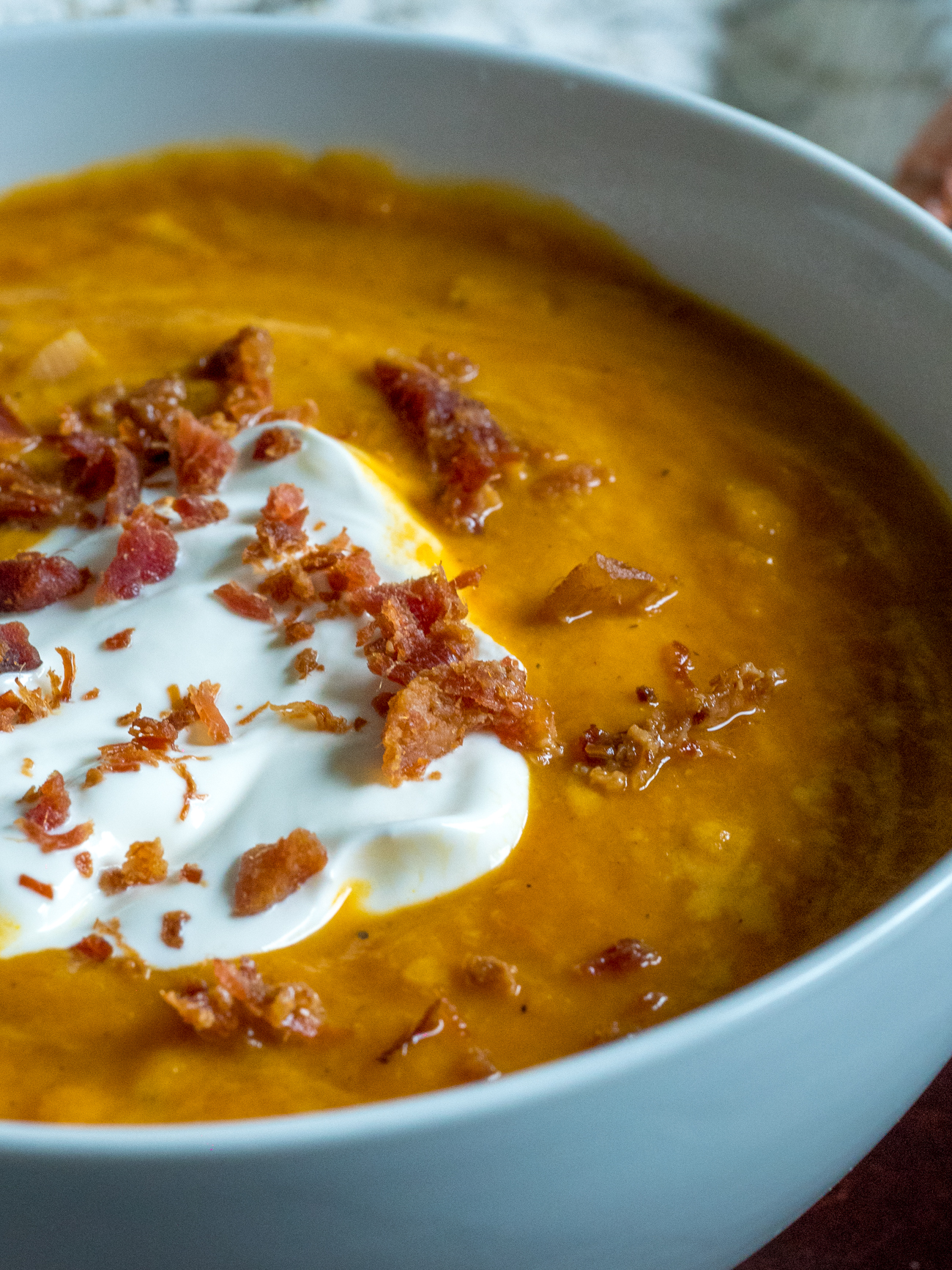 Creamy Pumpkin Soup Recipe Emily Farris Food Wine