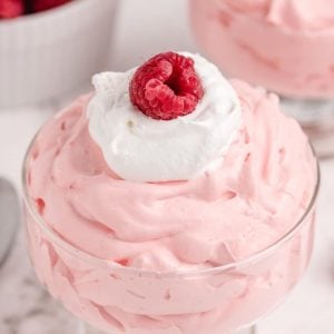 Creamy Raspberry Jello Butter With A Side Of Bread