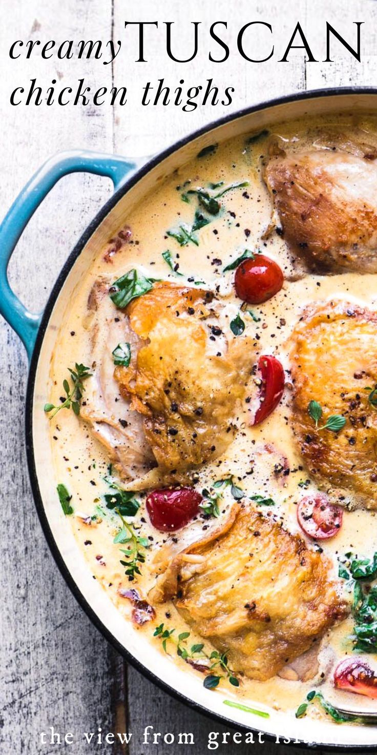 Creamy Tuscan Chicken Best Chicken Thigh Recipe