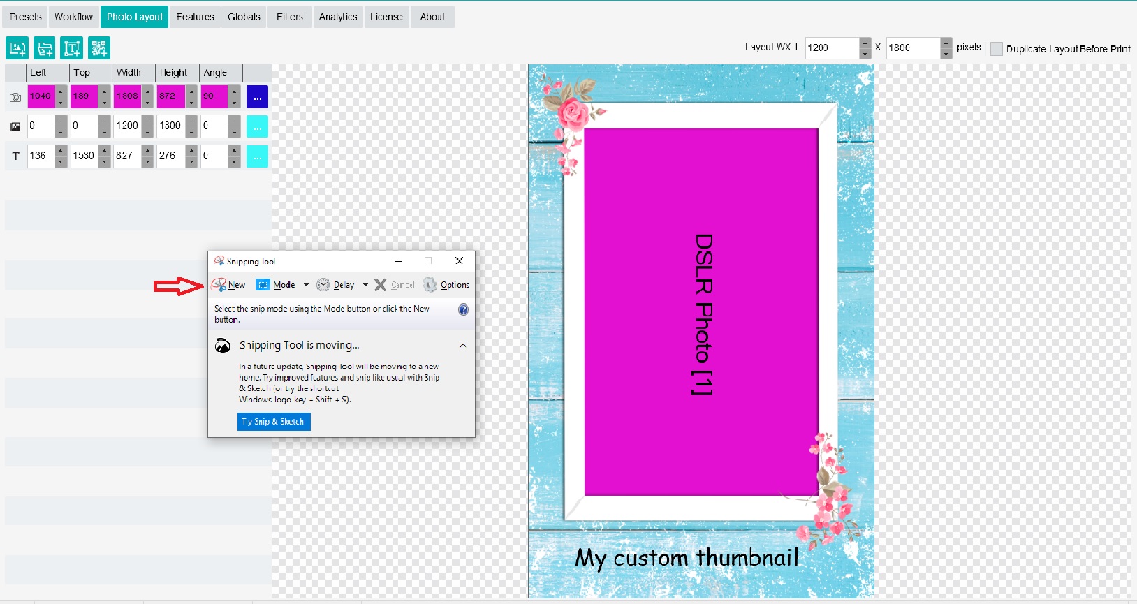 Creating Custom Thumbnails Using The Windows Snipping Tool Fotomaster