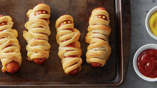 Crescent Mummy Dogs Recipe From Pillsbury Com